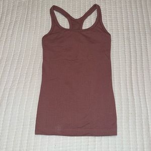 lululemon ebb to street tank top in spiced chai 🤎🤎
